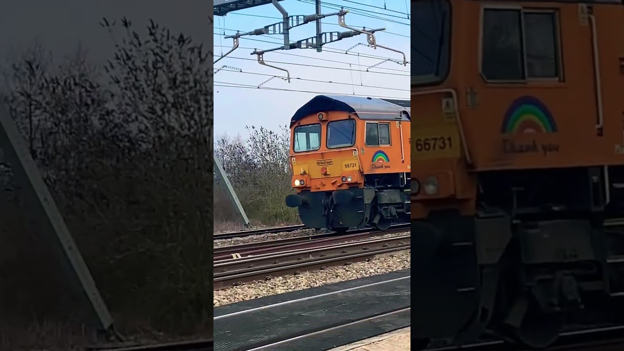 Sir Tom Moore NHS Thank You Train GB Railfreight Class 66 