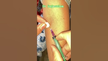 Intravenous injection use ll iv injection kese lagaye #ivinjection #shorts