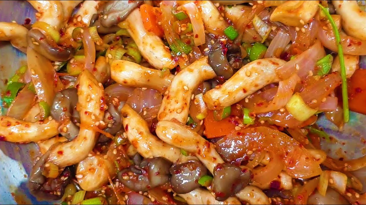 느타리버섯볶음