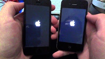 NEW iPhone 5 vs iPhone 4S Boot-Up Speed Test and Comparison
