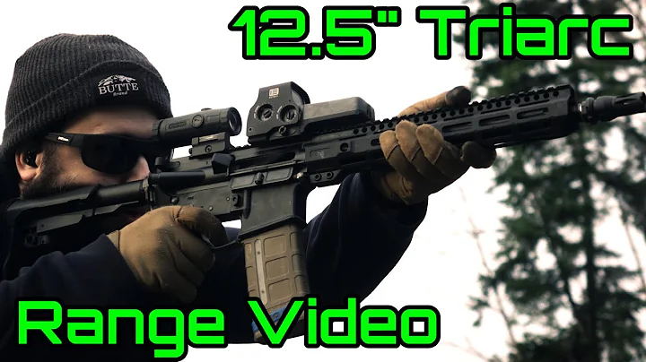 Triarc 12.5" Range Video - Track 2.0 Barrel, Midwest Industries Combat Rail, Rubber City Armory BCG