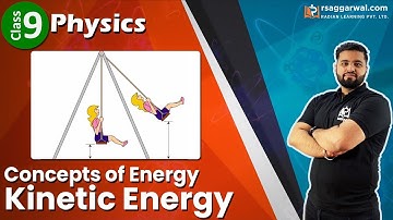Concepts of Energy, Kinetic Energy Class 9 in Hindi | Physics Class 9 Chapter 11 Work Power & Energy