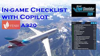 In-game Checklist FENIX A320 MSFS2024