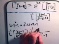 Inverse LaPlace Transform Of Exponential Times Function: More Examples