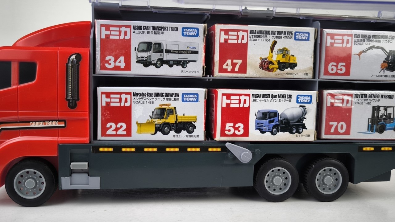 7 Types Utility Cars Tomica｜Popular Vehicles Unboxing & Organizing into Tomica Convoy