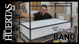 Como hacer un MUEBLE DE BAÑO con un cajón