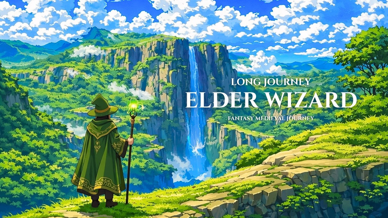 Medieval Fantasy Music Ambience for Deep Sleep and Study | Long Journey Elder Wizard