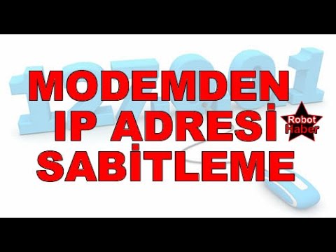 Video: Statik Ip Adresi Nasıl Kurulur