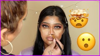 WE TRIED FOLLOWING SCOTT BARNES JLO MAKEUP LOOK ON TATI WESTBROOK | EXTREME TRANSFORMATION