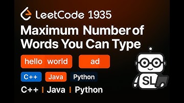 LeetCode 1935 | Maximum Number of Words You Can Type | C++ Java Python Solution