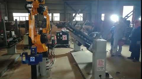 Steel Frame Welding Robot Workstation