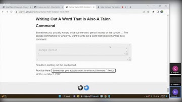 Getting Started With Talon