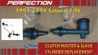 Saturn 1991-1999 1.9L Clutch Hydraulic System
