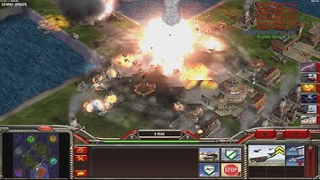 CHINA Nuke - Command & Conquer Generals Zero Hour - 1 vs 5 HARD Gameplay