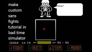 sans simulator custom attack 5 full custom attack 