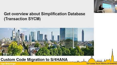 #sitVIE 2018 - Ingo Bräuninger - Custom Code Migration to S/4HANA