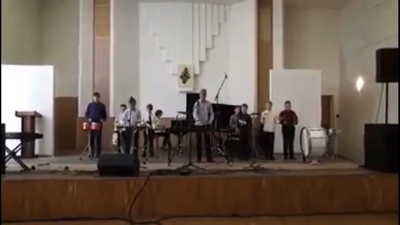 Участник конкурса "Ты-артист!».Ансамбль барабанщиков "Drums Shock"-"Oye como va" (Беларусь г.Барань)