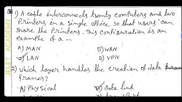 JELET EXAM 2019 ANSWER KEY💻🖥