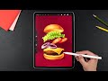 Draw and Animate a Burger with Procreate