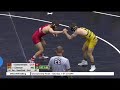 141lbs: Yianni Diakomihalis (Cornell) dec Jaydin Eireman (Missouri)