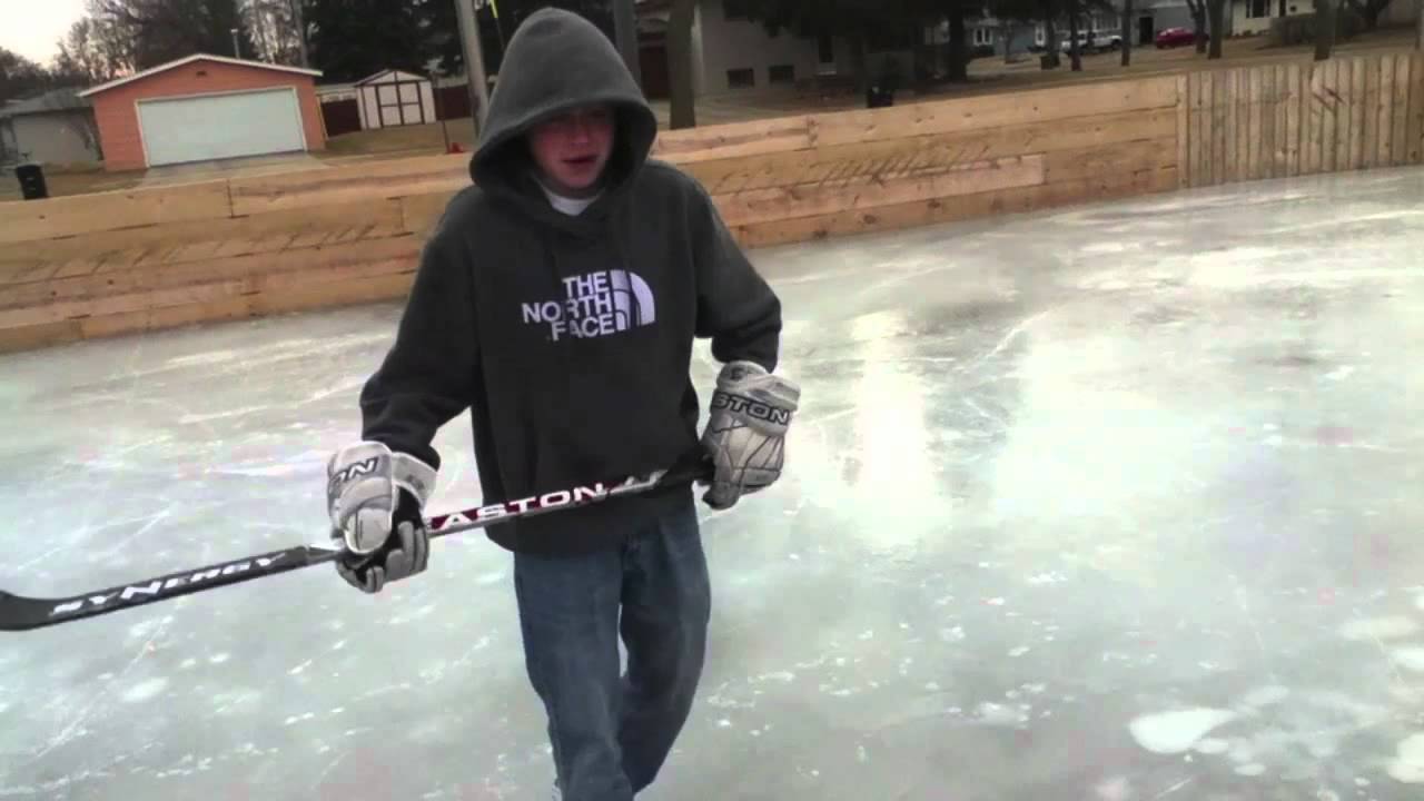 Dumb Kid Tries to Break Hockey Stick YouTube