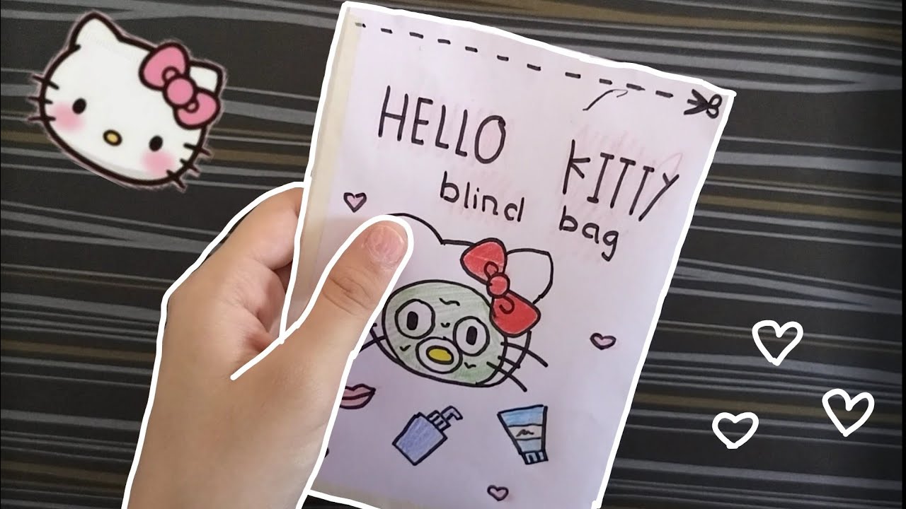 HELLO KITTY Skincare Routine Blind bag 😺 - YouTube