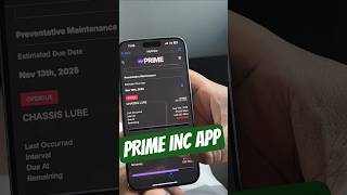 Checking and verifying maintenance on truck #truck #cdltraining #cdl #truckdriver #primeinc #app
