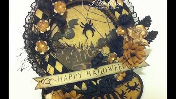 Halloween Circle Card: Shadow Box/Easel