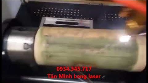 Máy Laser trục xoay khắc gỗ, khắc ly, trụ tròn