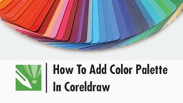 How To Add Color Palette in Corel draw  | Saikrupa Graphics