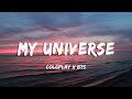 Vietsub | My Universe - Coldplay x BTS | Lyrics Video