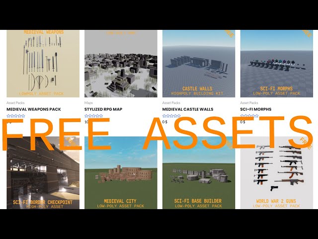 HOW TO DOWNLOAD FREE ROBLOX ASSETS FROM MY WEBSITE 
