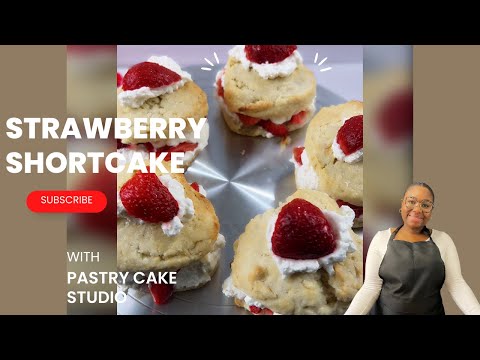How To Make The Easiest Strawberry Shortcake| Everything From Scratch