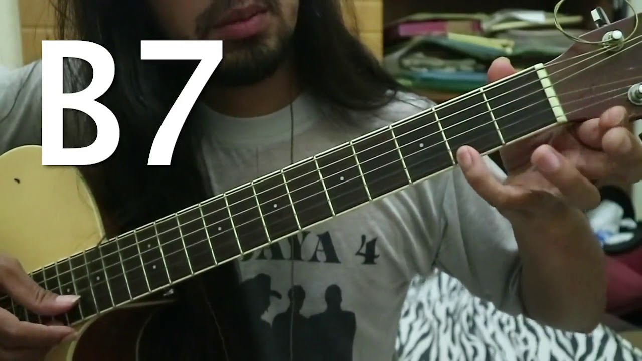 Chord B7 - Belajar Kunci Gitar