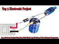 Top 4 Electronic Project Using Neon Bulb CD4017  Bc547 Battery Capacitor &amp; More Eletronic Components