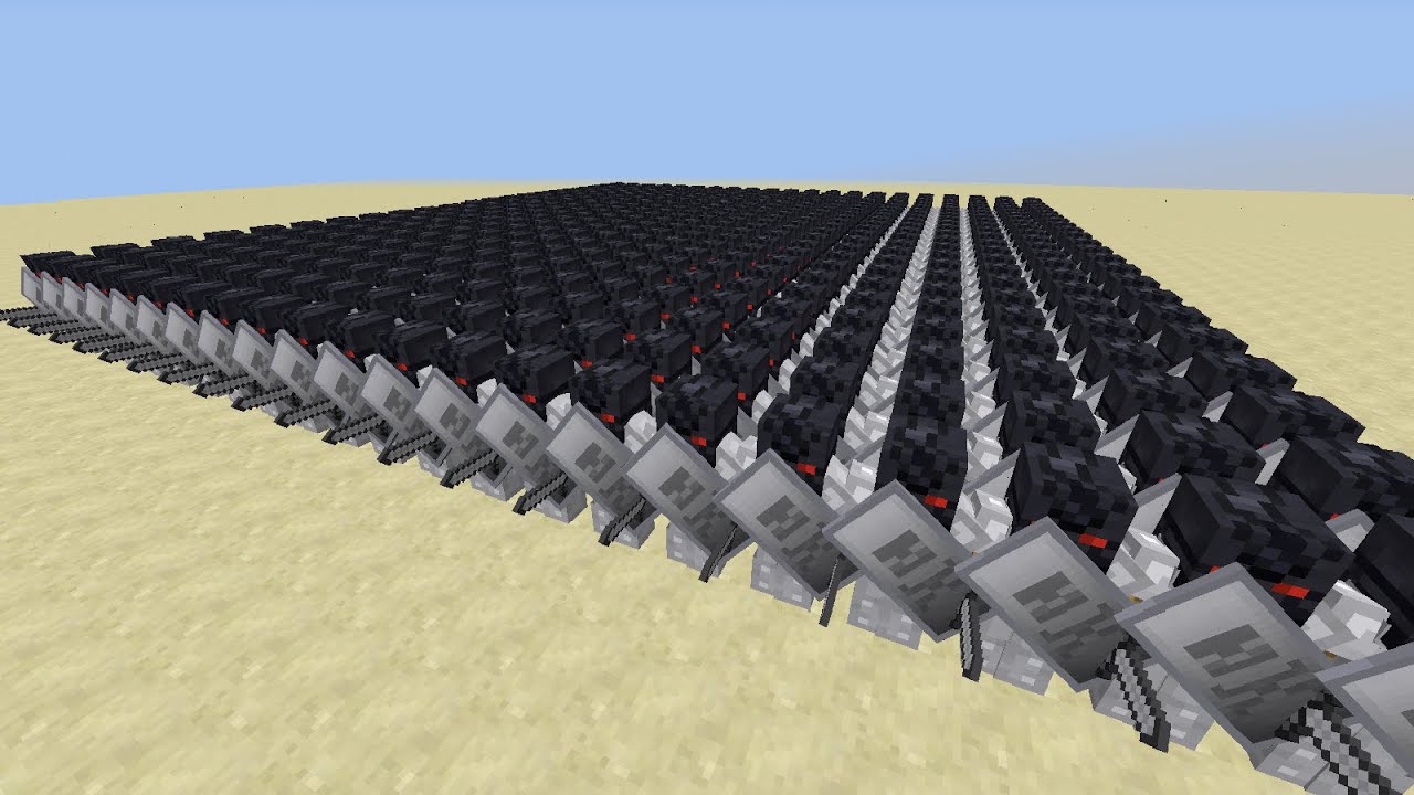 redstone clock A Dark Army Appears... - Minecraft Ideas