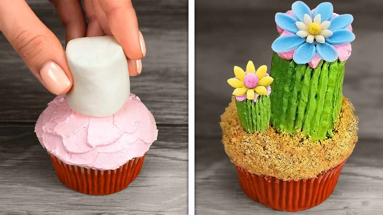 Brilliant And Tasty Food Ideas And Dessert Recipes || Cupcake Decor, Marshmallow And Chocolate