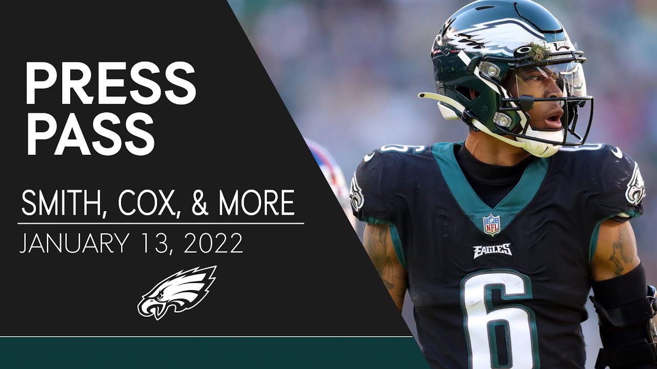 DeVonta Smith Discusses His Mindset Entering His First Playoff Game | Eagles Press Pass