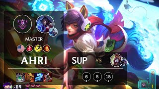 Ahri Support vs Lulu - NA Master Patch 11.2