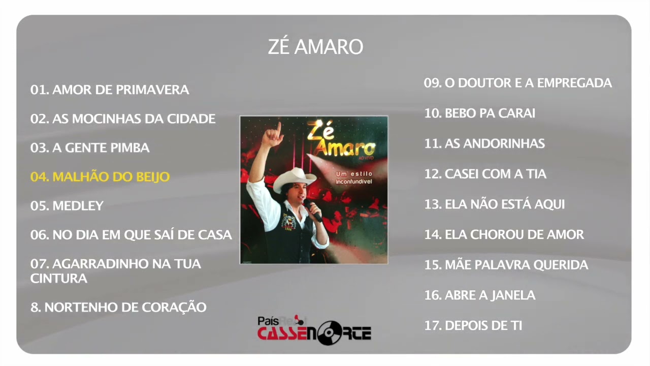 Zé Amaro - Um Estilo Inconfundível (Full Álbum)