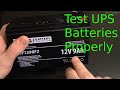 How to Quickly Test UPS Batteries Without the UPS Itself