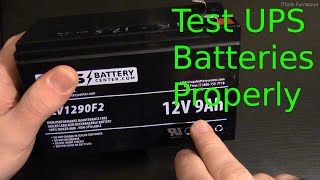 How to Quickly Test UPS Batteries Without the UPS Itself
