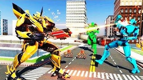 Flying Deer Car Robot: Flying Car Transformation Car Robot Android Gameplay