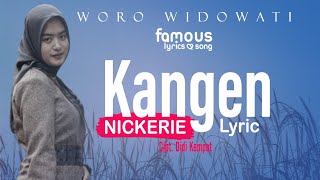 KANGEN NICKERIE-versi keroncong - cover woro widowati | lirik video