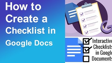 How to create a checklist in google docs