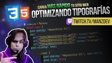 ¡Carga MÁS RÁPIDO tu sitio web OPTIMIZANDO TIPOGRAFÍAS! ¡Olvídate de Google Fonts!