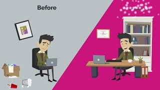 2D Animation Video Home Office Furniture