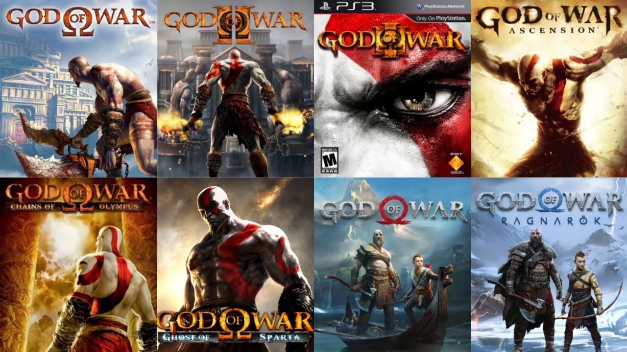 Evolution of GOD OF WAR Games 2005-2023 