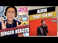 ALVIN - PRAY FOR ME (THE WEEKND & KENDRICK LAMAR) [X Factor Indonesia 2021] | SINGER REACTION