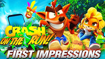 NEW BEST RUNNER GAME?? Crash Bandicoot: On the Run FIRST Impressions & Gameplay!